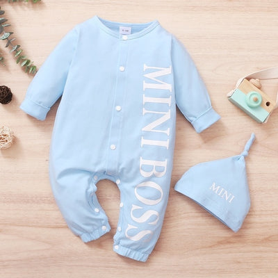 Mini-Boss Baby Rompers And Hat