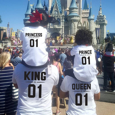 King & Queen Family T-shirt