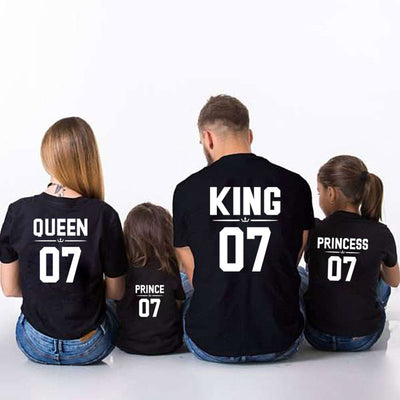 King & Queen Family T-shirt