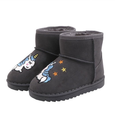 Winter Unicorn Kids Boots