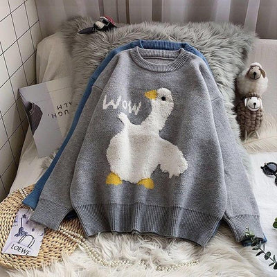 Wow Duck Loose Sweater
