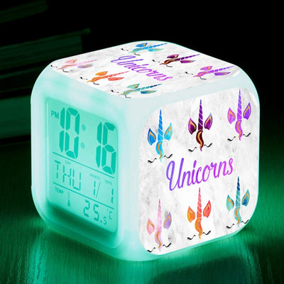 Unicorn LED Alarm Clock
