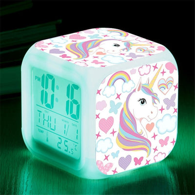 Unicorn LED Alarm Clock