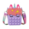 Unicorn Fidget Toy Messenger Bag