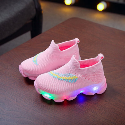 LED Feather Baby Sneakers