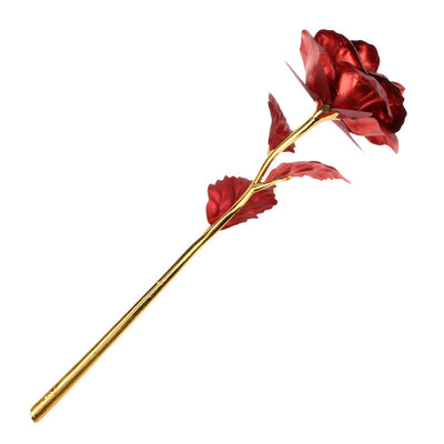 24CM Handcrafted 24k Gold Foil Rose Flower - Well Pick Review