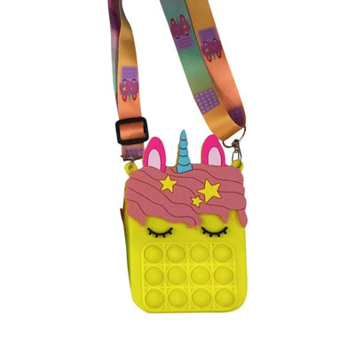 Unicorn Fidget Toy Messenger Bag