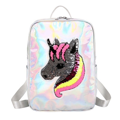 Reflective Sequins Unicorn Backpack