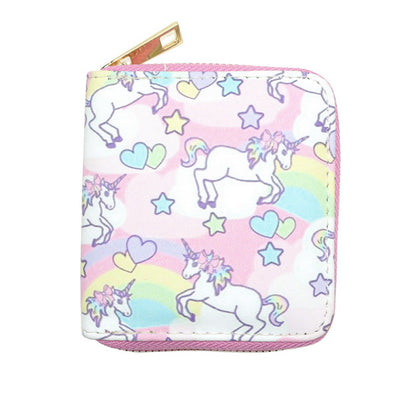 Pink Fairy Unicorn Clutch Wallet