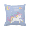 Colorful Cartoon Unicorn Print Pillow - Well Pick Review