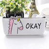 Unicorn & Animal Canvas Pencil Bag