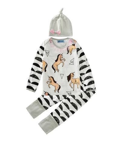 Unicorn Fashion Baby Clothing Set