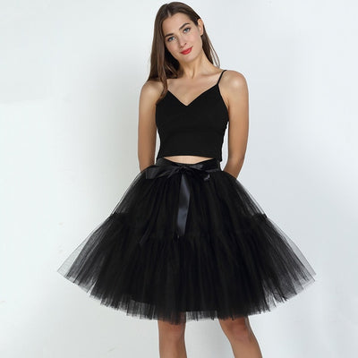 Vintage Midi Tulle Skirt