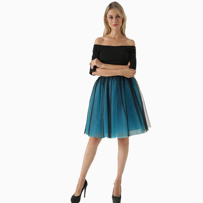 Women's Knee Length Tulle Skirt