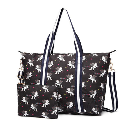 Unicorn Large Handbag & Purse Set