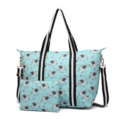 Unicorn Large Handbag & Purse Set