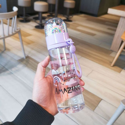 Cute Unicorn Portable Water Bottle