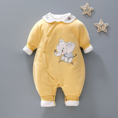 Elephant Cartoon Baby Jumpsuit