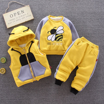 Bear/Cat/Bee Baby Winter Outfit
