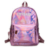 Letters Hologram Laser Backpack